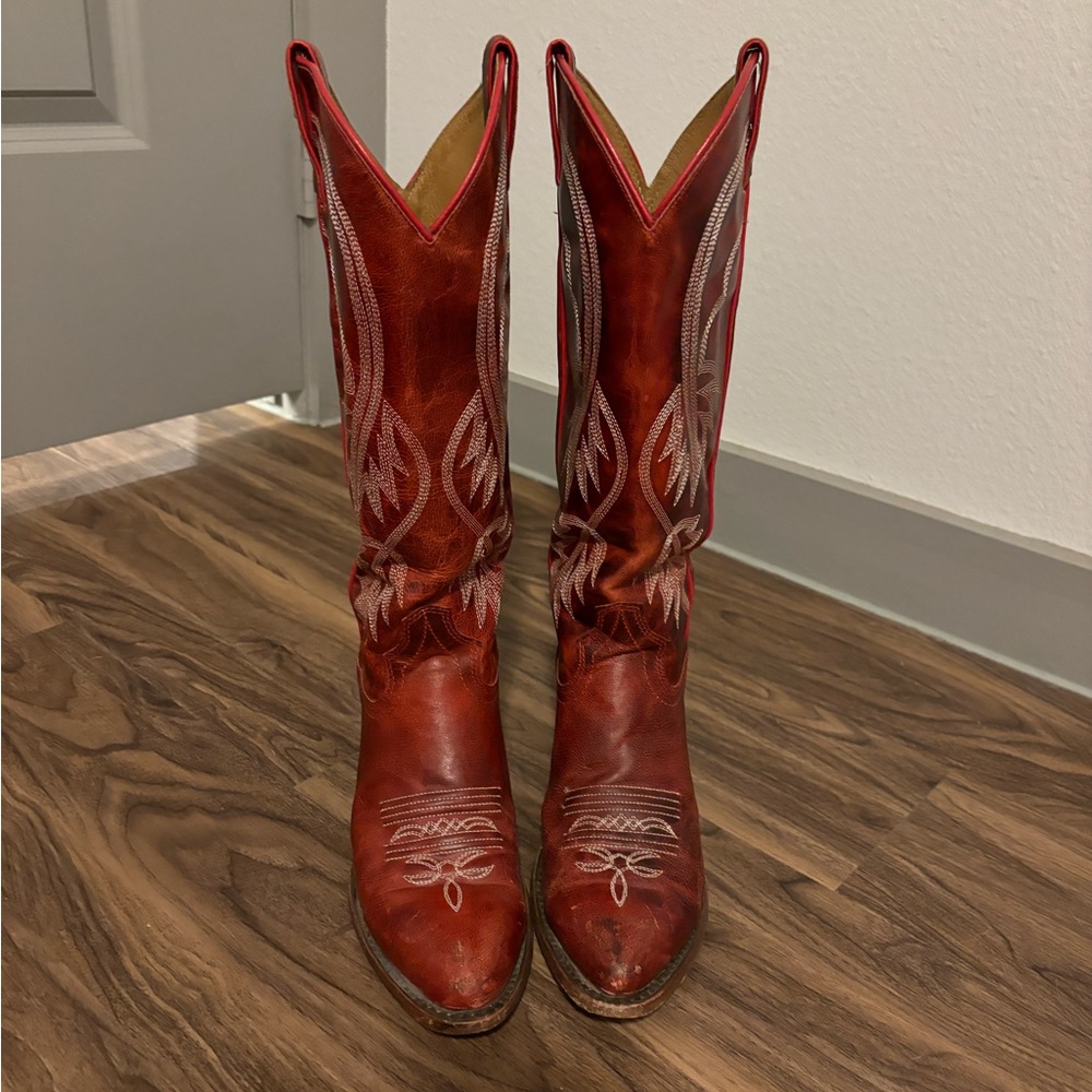 Red Cowboy Boots